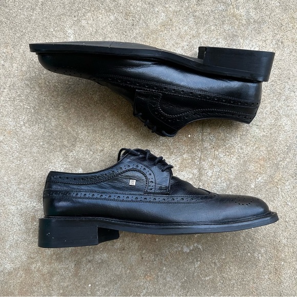 Pierre Cardin Paris Leather Black Oxford Men’s Size 41 - Picture 8 of 14